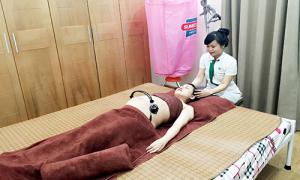 QUY TRÌNH IV: Massage trị liệu chuyên sâu vùng cổ, vai, gáy giúp thư giãn các cơ. Giảm đau nhức mỏi giải tỏa stress với Tinh Dầu Thảo Dược Thiên Nhiên Organic Cao Cấp Chuyên Sâu IU, an toàn cho bà bầu(Chăm sóc buổi 1, 7 và 10)