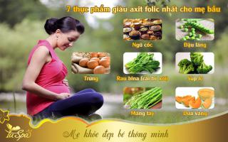 7 Thực phẩm giàu axit folic nhất cho bà bầu